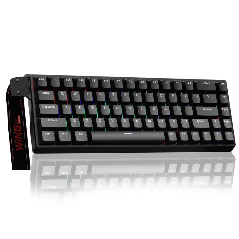 [New]Aula WIN68/WIN60 HE Magnetic Keyboard with Adjustable Actuation, Hall Effect Keyboard with 0.3Ms Latency, 65% Wired Compact Keyboard, 8000 Hz Polling Rate, Hot-Swap College School Supplies Tiktokshopbacktoschool Gaming Accessories Fallfreshness