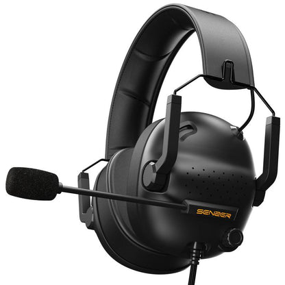 SENZER SG500 Wired Pro Gaming Headset - Wired Gaming Headsets - PC Headsets - Folding Headset for PC, PS4, PS5, Xbox One and Switch Audio Earphones Headphones Electronic Earbud
