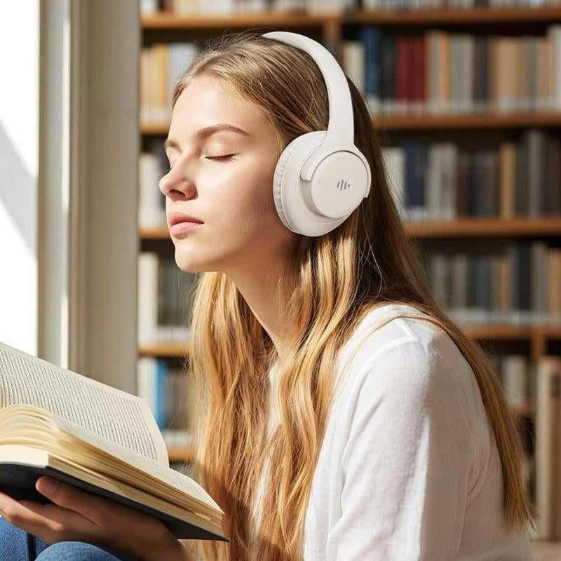 【NO Anc】Electronic Wireless Bluetooth Headphones Over-Ear, Deep Bass Hi-Fi Stereo, 65H Playtime, Foldable Lightweight Headset with Mic for Ios/Android/Pc Headset Earbud Headphonesbluetooth Black #Tiktokshopblackfriday Audio Wirelessheadphone