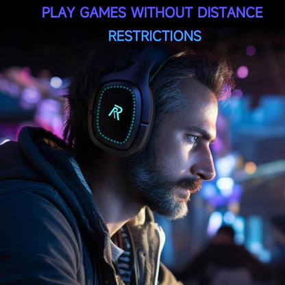2.4Ghz Wireless Gaming Headset for PS5, PC, Nintendo Switch, Earbuds, 2025 New Year Gifts, Fortnite, Headphones, Captain 700, RGB, Lightweight, Bluetooth 5.2, Mic Noise Canceling Springtok