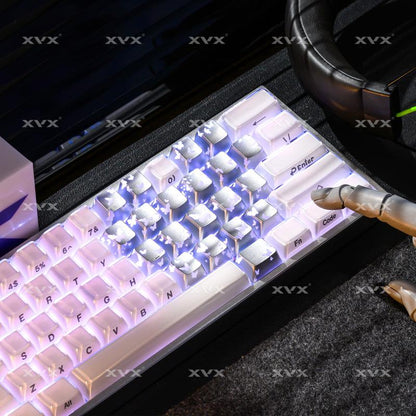 XVX Flutterbloom OEM Profile Imd-Tech Diy Keycaps 21-Key（Only Keycap, Not Include a Keyboard）