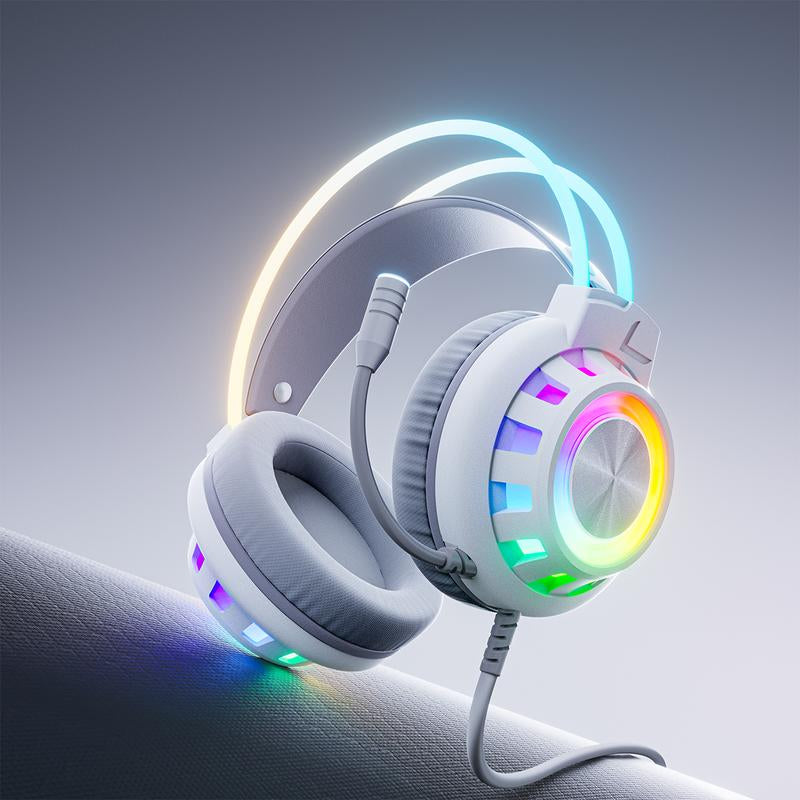 TAGRY TRONICX Upgraded G3 Wired PC Gaming Headset with 50Mm Driver, ENC Microphone, USB-A Headset with 7.1 Surround Sound, Control Box for PC/PS5 Console/Switch Dock Mode (Not Compatible with Xbox)