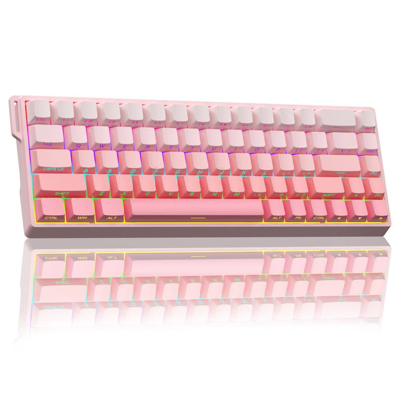 [New]Aula WIN68/WIN60 HE Magnetic Keyboard with Adjustable Actuation, Hall Effect Keyboard with 0.3Ms Latency, 65% Wired Compact Keyboard, 8000 Hz Polling Rate, Hot-Swap College School Supplies Tiktokshopbacktoschool Gaming Accessories Fallfreshness
