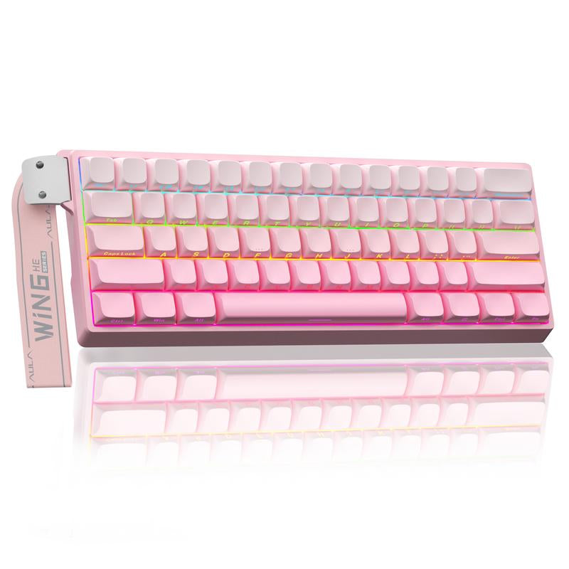 [New]Aula WIN68/WIN60 HE Magnetic Keyboard with Adjustable Actuation, Hall Effect Keyboard with 0.3Ms Latency, 65% Wired Compact Keyboard, 8000 Hz Polling Rate, Hot-Swap College School Supplies Tiktokshopbacktoschool Gaming Accessories Fallfreshness